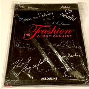 Assouline The Fashion Questionnaire - Black and Red